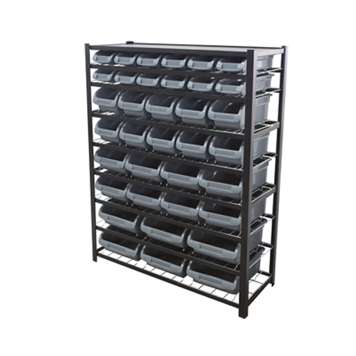 Industrial Storage Rack,Shelf Adjustable, Swivel Casters