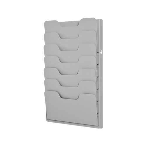 SMP Wall Organizer,7 Pocket Data Rack, Wall Mount