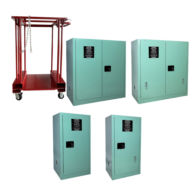 Gas cylinder storage