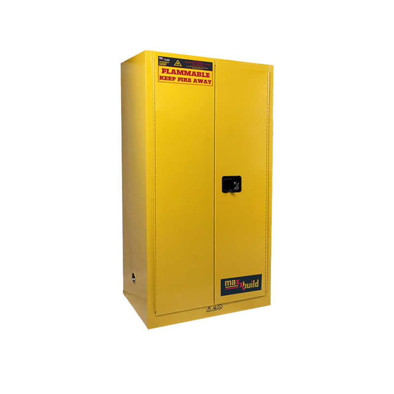 44 Gallon FM Approved Flammable Cabinet, 2 Doors, 2 Shelves